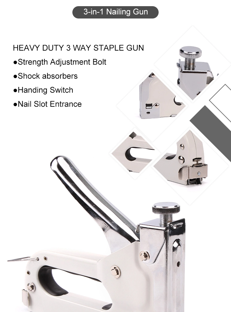 Framing Tool 3 in 1 Heavy Duty Manual Corded Staple Gun and Nailer