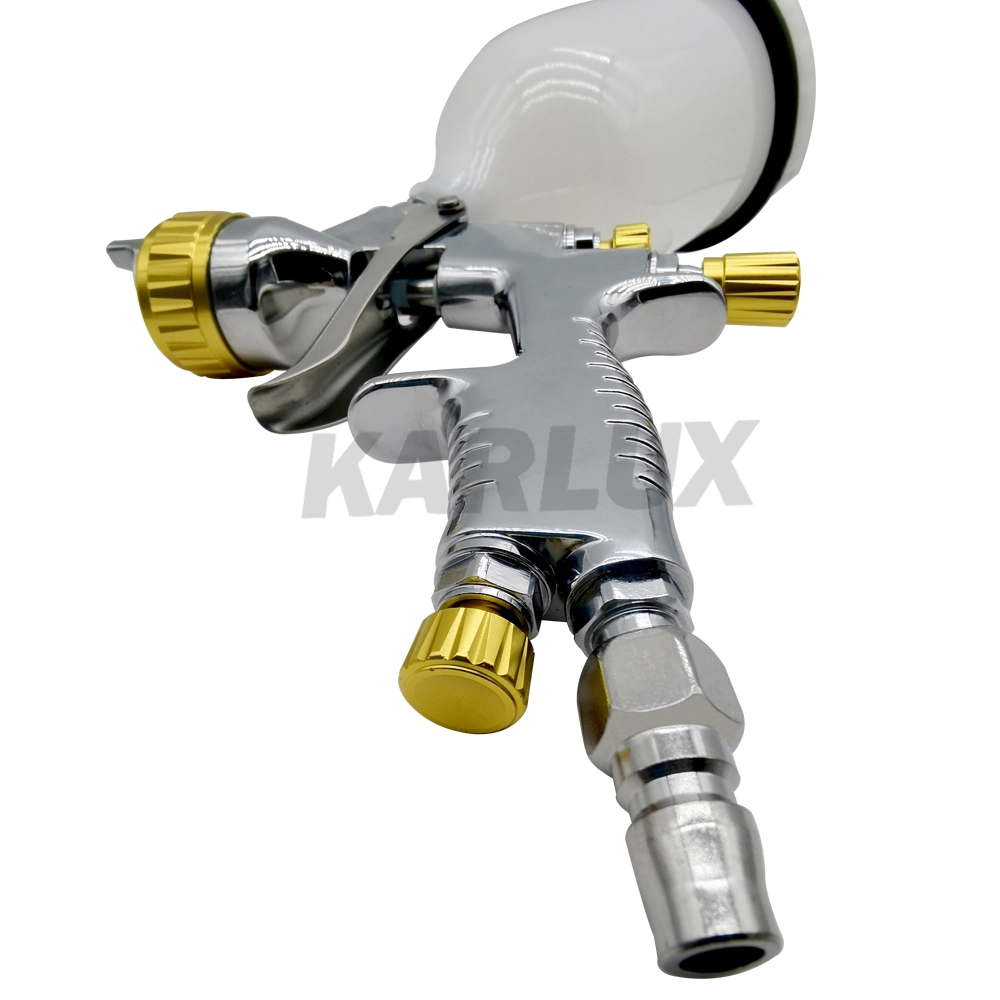 HVLP Nozzle 1.0-2.5mm Gravity Type Jet Air Spray Gun for Painting