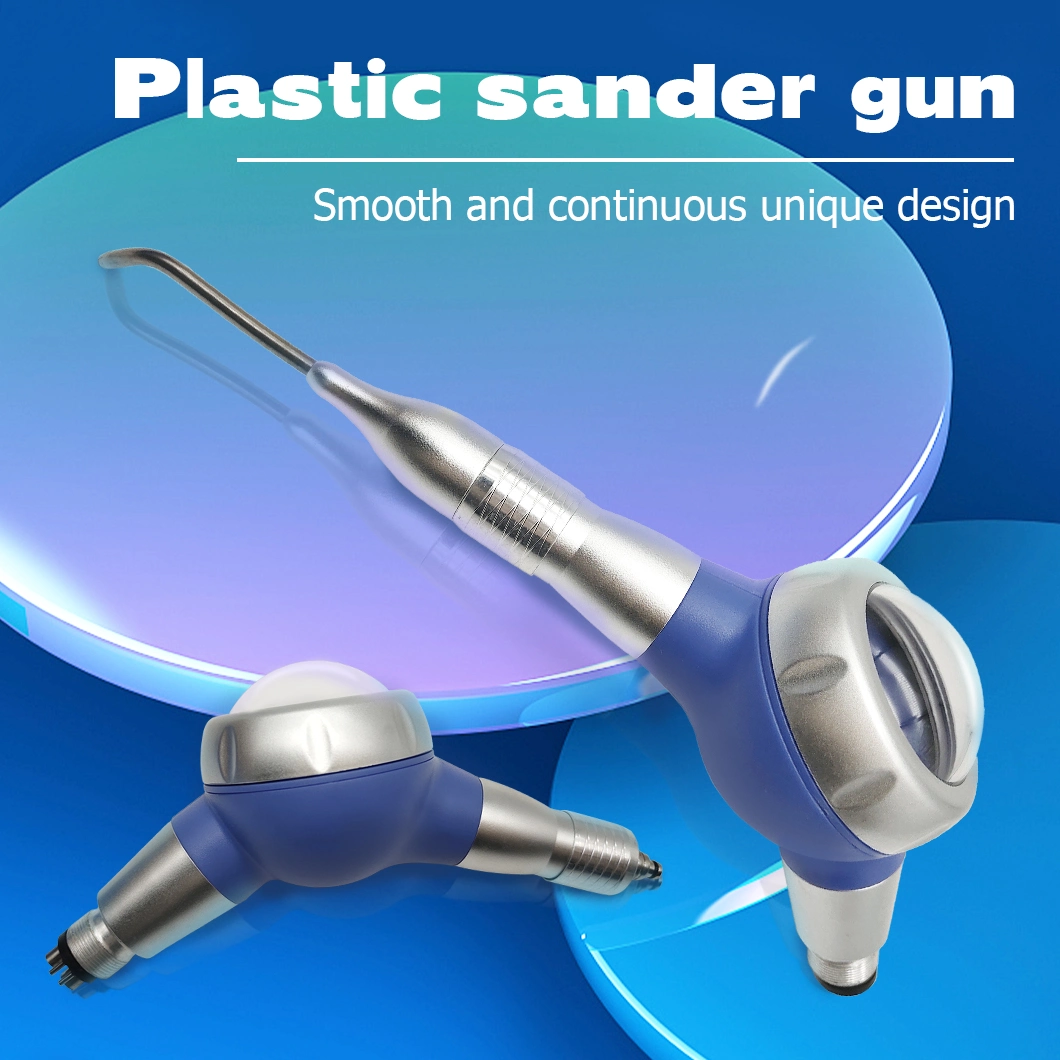 Plastic Quick Insertion Sandblasting Gun Head Whitening Polishing Sander Gun