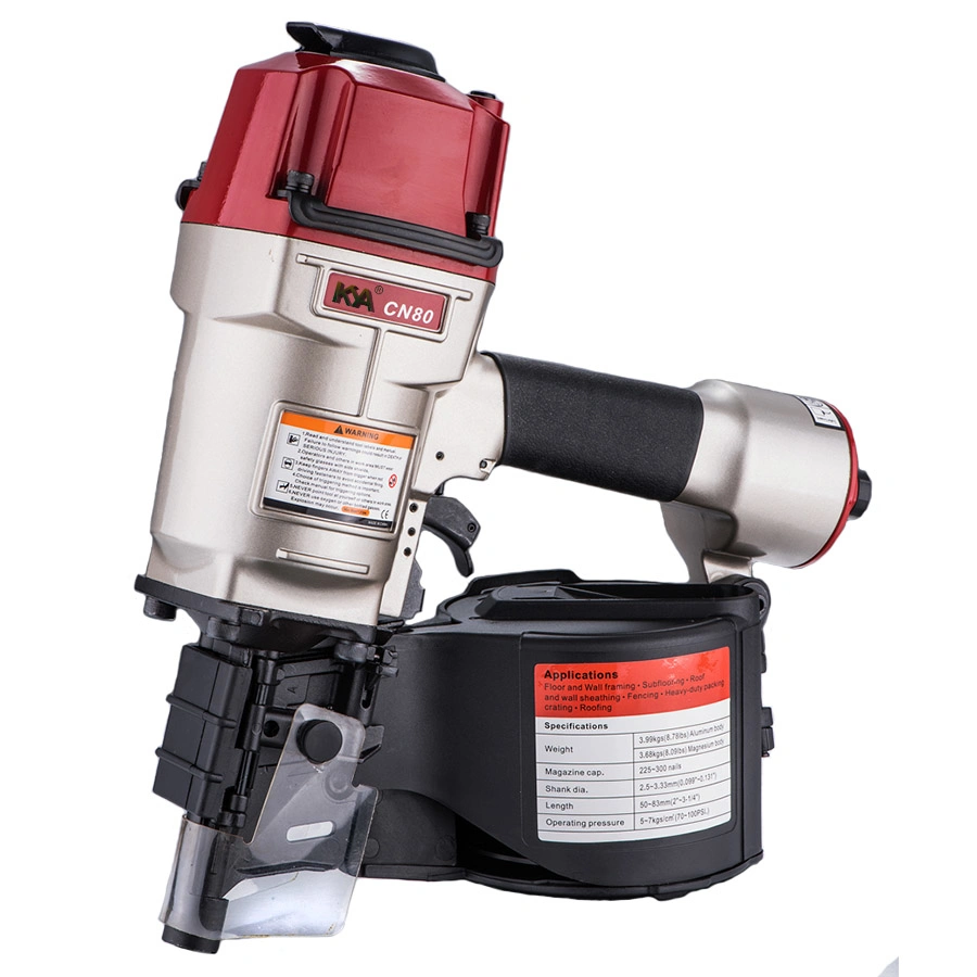 Cn80 Pneumatic Power Wire Collated Coil Nailer