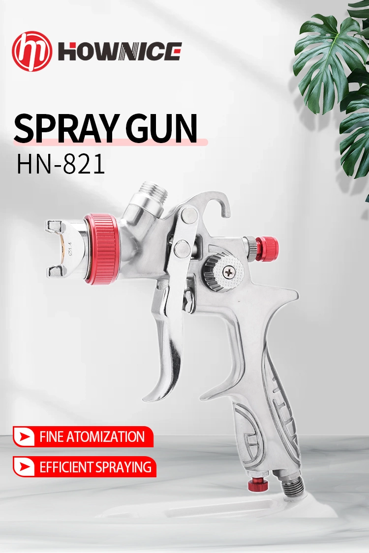 Professional Air Paint Spray Gun HVLP Hn-821-R Hand Tool Auto Painting Tool