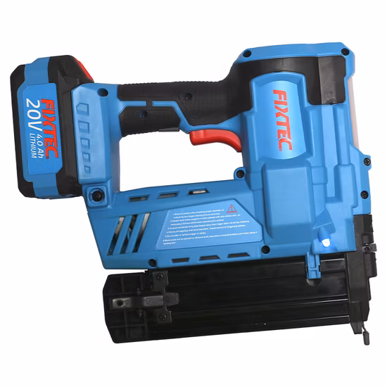 Fixtec Cordless Brad Nailer 18 Gauge 2 Inch 20V Cordless Air Nailer Stapler